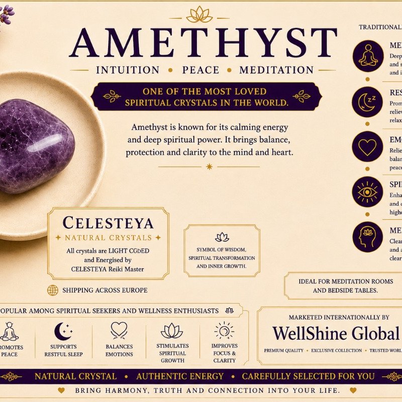 Natural Amethyst Crystal