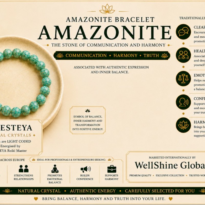 Natural Amazonite Bracelet